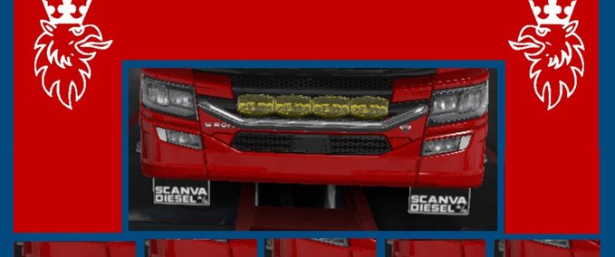 Sonstige Scania Schmutzfänger Paket von LandyKieran Eurotruck Simulator mod