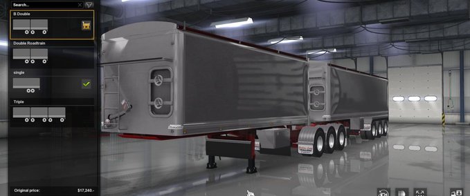 Trailer [ATS] LUSTY TIPPERS V1.0 1.32.X American Truck Simulator mod