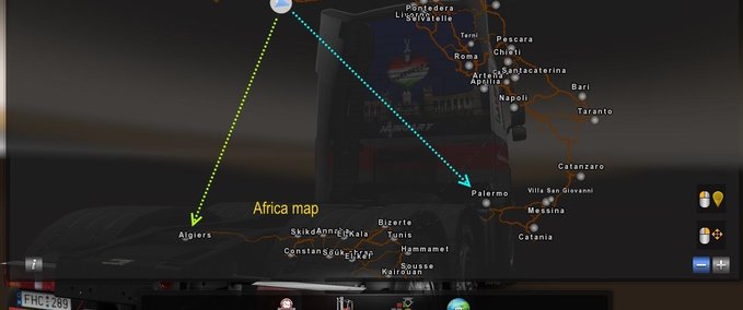 Maps Überarbeiteter Hafen von Marseille für MHAPro Karte 1.32.x Eurotruck Simulator mod