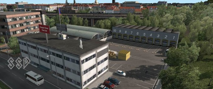 Maps 17 Warenlager (KEINE DLCs VON NÖTEN) Eurotruck Simulator mod