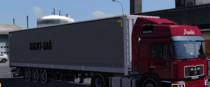 Trailer Schmitz Cargobull Anhänger + Animierte Schmutzfänger Eurotruck Simulator mod