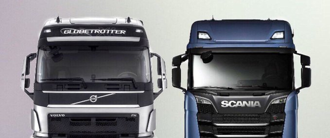 Scania OLSF Motorenpaket 25 für Scania und Volvo 1.32.x Eurotruck Simulator mod