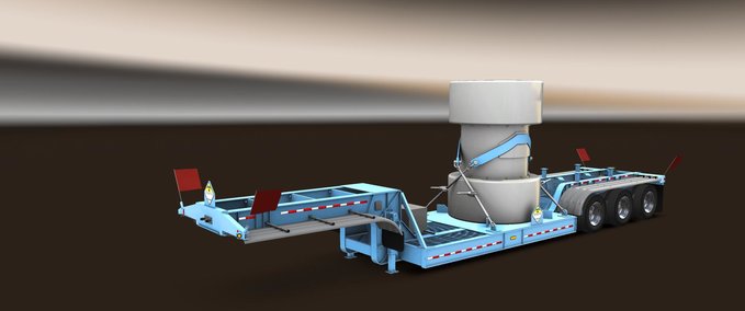 Trailer BWS Spezieller Atommüll Anhänger [1.32.x] American Truck Simulator mod