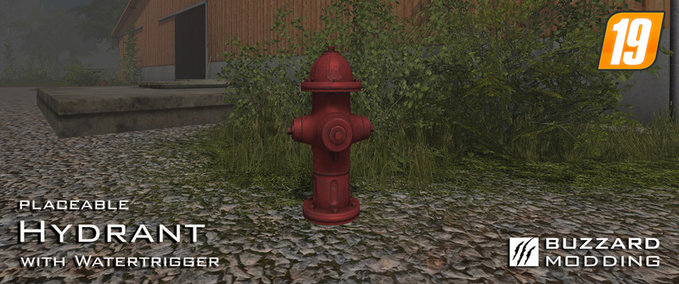 Placeable Objects Hydrant with Watertrigger Farming Simulator mod