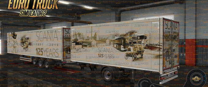 Trailer 125 Years Scania Ownership Trailer Eurotruck Simulator mod