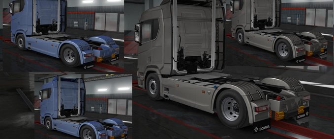 Scania Exhaust Pipes Scania R/S 2016 1.32.x Eurotruck Simulator mod