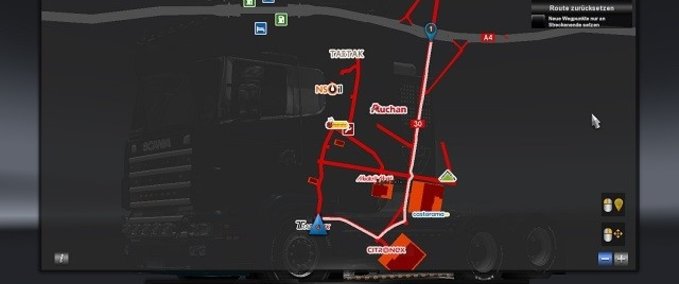 Maps Map Explore Helper Eurotruck Simulator mod