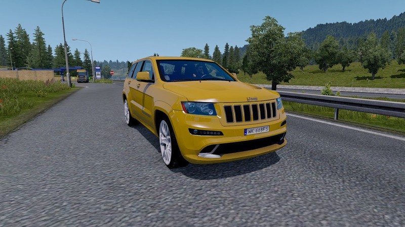 Ets 2 Jeep Grand Cherokee Srt8 Anhanger 1 33 X V Update