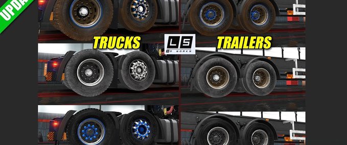 Mods LS Felgen Paket 1.32.x American Truck Simulator mod