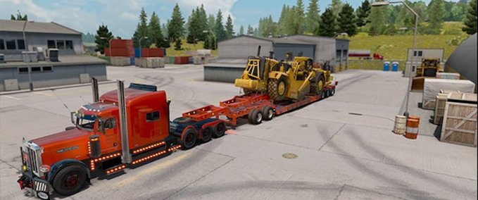 Trailer Heavy Haul for Special Transport DLC by Nizmo 1.32 American Truck Simulator mod