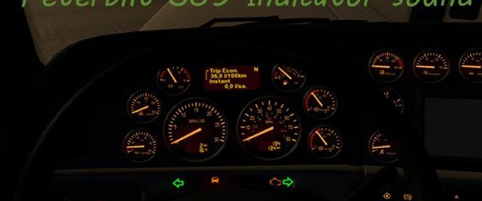 Mods PETERBILT 389 NEW BLINKER SOUND  American Truck Simulator mod