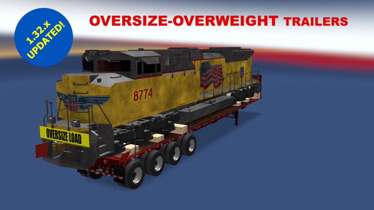U.S. Oversize Overweight Trailers 1.32.x