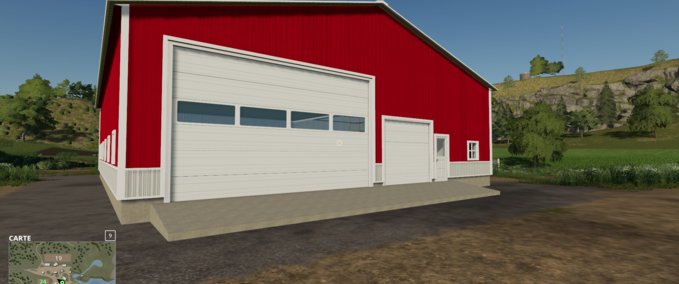Gebäude mit Funktion Schuppen mit Türen Landwirtschafts Simulator mod