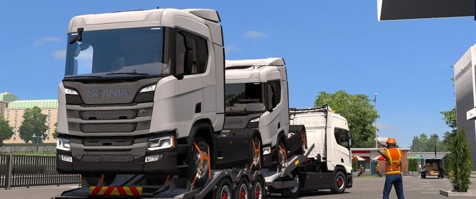 Trailer Ownership Truck Transport Trailer 1.32 - 1.33 Eurotruck Simulator mod