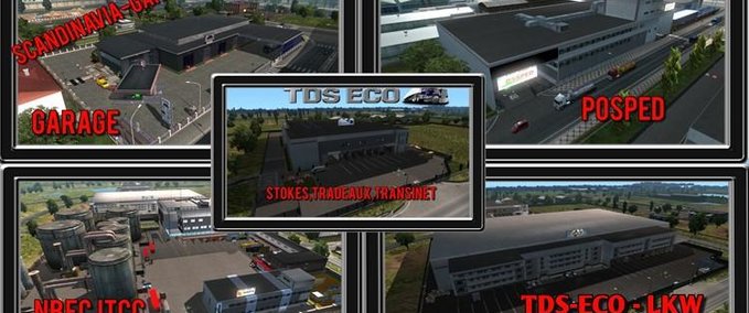 Sonstige Prefabs Warenlager (Komplett!!!) 1.33.x Eurotruck Simulator mod