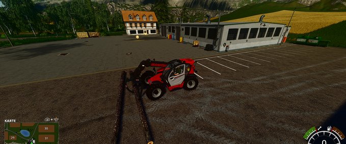 Frontlader TelehandlerPoltergabel Landwirtschafts Simulator mod