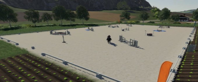 Platzierbare Objekte Reitsportfeld Landwirtschafts Simulator mod