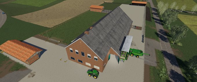Platzierbare Objekte Hof mit Kuhstall und Weide Beta Landwirtschafts Simulator mod