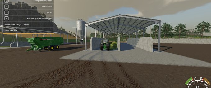 Platzierbare Objekte Doppeltes Silage Silo Plazierbar Landwirtschafts Simulator mod