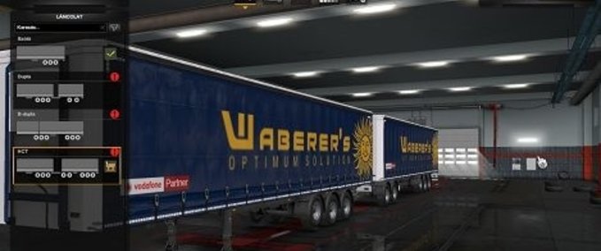 Trailer Anhänger Paket Waberer’s 1.33.x Eurotruck Simulator mod