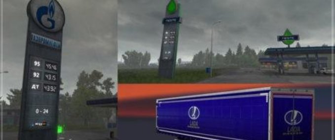 Sonstige Reale Tankstellen Unternehmen (Baltic Rework) 1.33.x Eurotruck Simulator mod