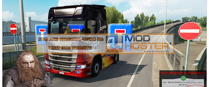 Sonstige Als Street passable Ausfahrt für V. 1.33.XX von Rockeropasiempre Eurotruck Simulator mod
