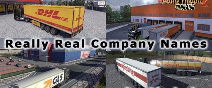 Sonstige Reale Firmennamen von Shebuka 1.33.x Eurotruck Simulator mod