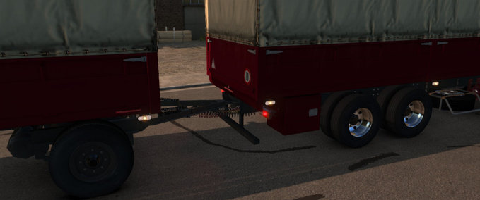 Trucks Volvo F88 + Custom BDF Trailer Ownership + Fixed Trailer 1.32+ American Truck Simulator mod
