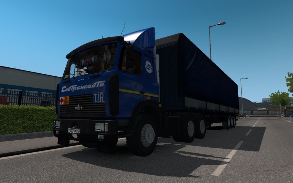 MAZ 54323 (64229) with MAZ 9758 Trailer by Nikola [1.32.x] - Thumbnail 1