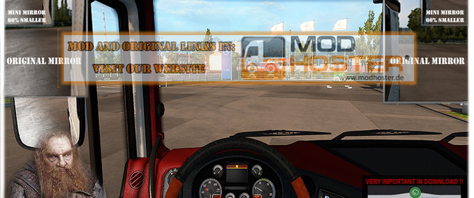 Sonstige Minispiegel für ETS2 1.33.XX Eurotruck Simulator mod
