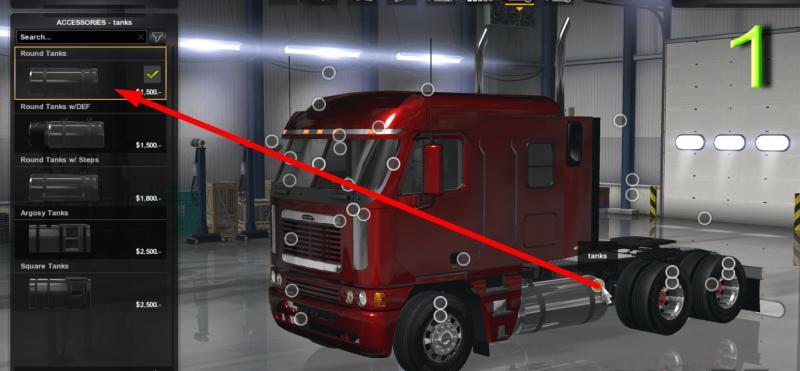 Freightliner Argosy Reworked v2.3.2 (upd. 18.04.18) [1.31.x] thumbnail 7