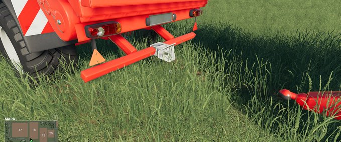 Auflieger Krampe Bandit750 zusätzlicher Aufsatz / Anhängevorrichtung Landwirtschafts Simulator mod