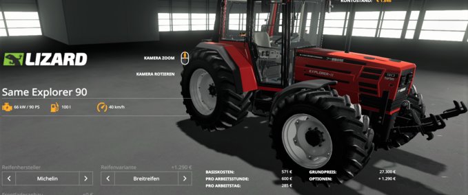 Same & Lamborghini [FBM Team] Same Explorer-II 90 Turbo Landwirtschafts Simulator mod