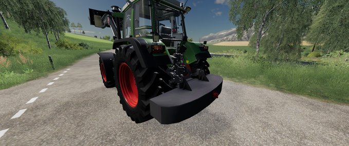 Gewichte Heckgewicht 1600Kg Landwirtschafts Simulator mod