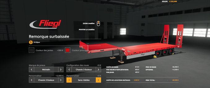 Auflieger Flielg semi trailer Landwirtschafts Simulator mod