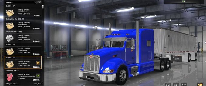 Trucks PETERBILT 386 1.33.X American Truck Simulator mod