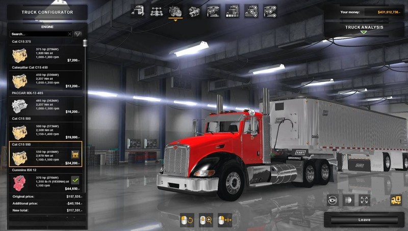 Ats Peterbilt 386 1 33 X V Update Auf 1 33 Trucks Mod Fur