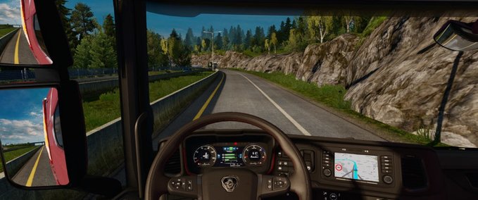 Sonstige Realistisches GPS für alle LKWs [1.33.x] Eurotruck Simulator mod