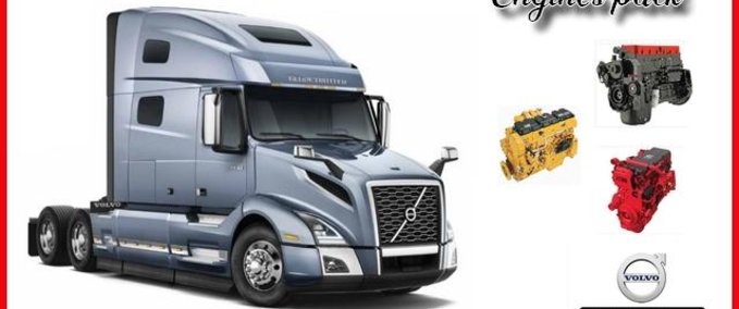 Mods Realistische Motorengeräusche für den SCS VOLVO VNL v2.0 1.32.X-1.33.X American Truck Simulator mod