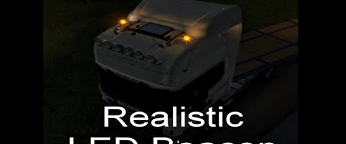 Sonstige Realistische LED Scheinwerfer von mo 1.33.x Eurotruck Simulator mod