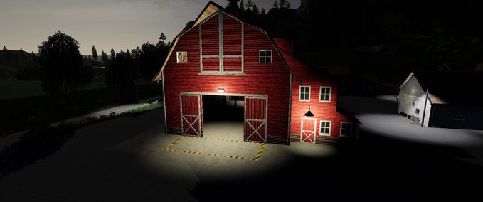 Gebäude mit Funktion FS19 Bale Barn SellPoint Landwirtschafts Simulator mod