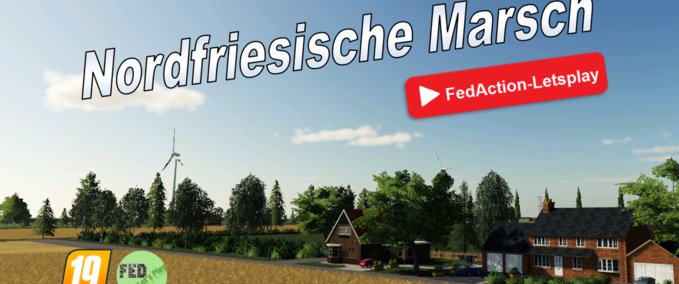 Maps North Frisian march Farming Simulator mod