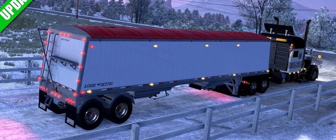 Trailer LODE KING DISTINCTION BOTTOM DUMP VON HABDORN 1.33.X American Truck Simulator mod