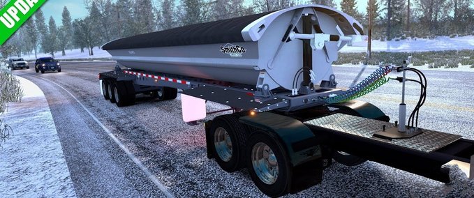 Trailer SMITHCO SIDE DUMP VON STAHL 1.33.X American Truck Simulator mod