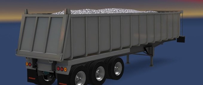 Trailer FRÜHAUF TRI-AXLE DUMP 1.33.X American Truck Simulator mod