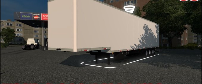 Trailer Furgon Pincen Trailer 1.33.x Eurotruck Simulator mod