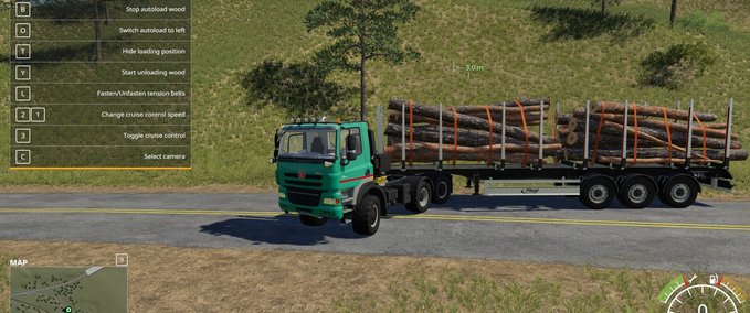 Sonstige Anhänger Fliegl Timber Runner With Autoload Wood Landwirtschafts Simulator mod