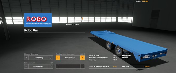Ballentransport Robo trailer Landwirtschafts Simulator mod