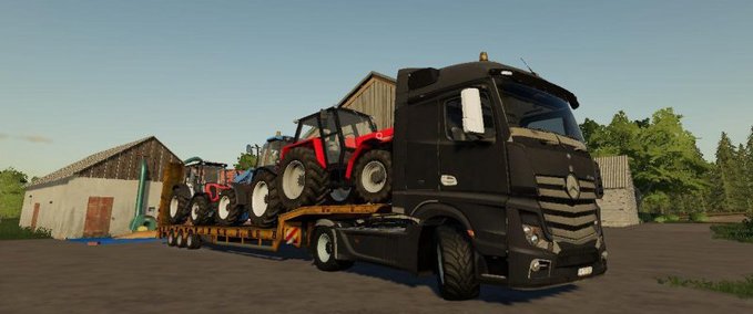 LKWs MercedesBenz Actros MP4 Landwirtschafts Simulator mod