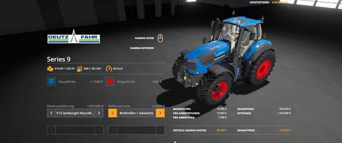 Deutz Fahr Deutz_Serie 9 spezial Landwirtschafts Simulator mod